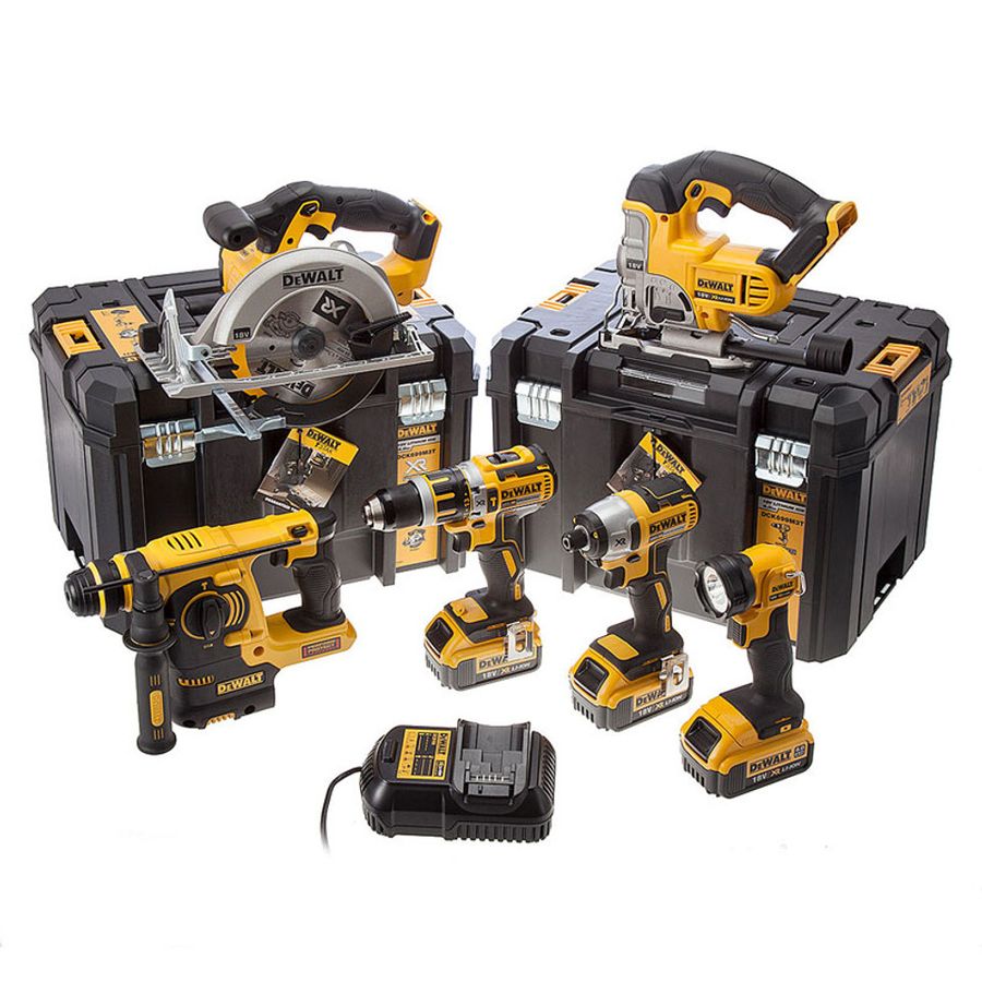 DeWalt TDKIT6x3 XR - vista geral do kit